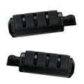 Kuryakyn Trident Iso Footpegs With Adapter Large Male Mount Black #7561