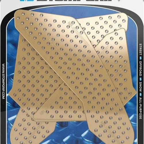 Stomp Volcano Profile Traction Pad Tank Grips Clear for Honda Cbr 1000
