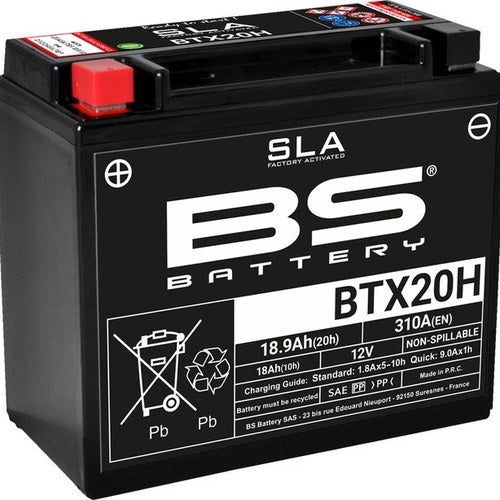 BS Battery Sla Factory Activated Agm Maintenance Free Battery BTX20H Sla #300688