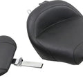 Mustang Wide Touring Solo Seat With Backrest #79100 Harley Davidson