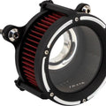 Trask Assault Charge High Flow Round Air Cleaner Reverse Cut Black #TM-1025RC