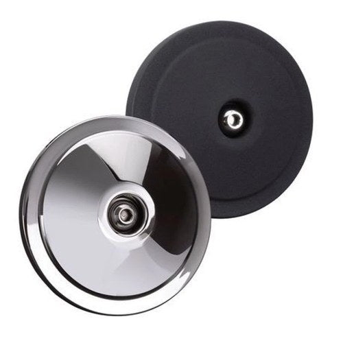 S&S Cycle Dished Bobber For Air Cleaner Cover With Machined Highlights - Chrome