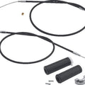 S&S Cycle 1-inch Handlebars with 42-inch 2-Cable Throttle Assembly for