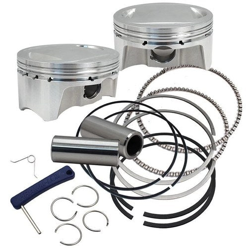 S&S Cycle 2007+ Big Bore Piston Set – Fits Harley Davidson 96" & 103" Engines