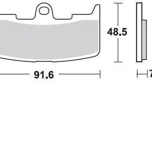 Braking CM55 Brake Pads #895CM55 Buell Lightning/Firebolt/Ulysses