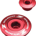 Zeta Engine Plug Set Red #ZE89-1120 for Honda Crf 450/CRF 150/CRF 250