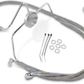 DS Braided Brake Line Kit Front +4" Harley Davidson #143690