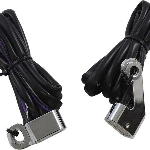 Drag Specialties Handlebar Marker Lights Chrome Clear #232960