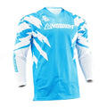 Answer 50th Anniversary Vented Cycling Jersey - Cyan/White/Black Medium