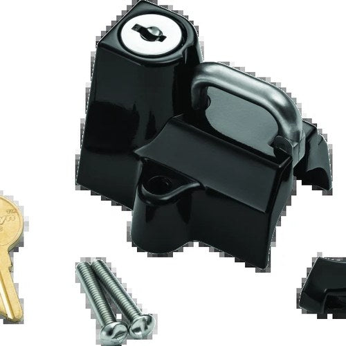 Kuryakyn For Universal Helmet Lock 7/8-1-1/4 Inch, Black - Secure Your Helmet
