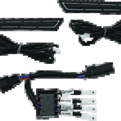 Kuryakyn LED Saddlebag Hinge Accents Black – Fits Harley Davidson 2014-2015