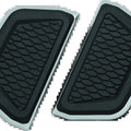 Kuryakyn Hex Passenger Board Inserts Chrome – Fits Harley Davidson Touring