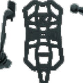 Kuryakyn Free-Flex Device Holder Perch Mount Black for Powersports