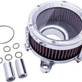 Trask Assault Charge High-Flow Air Cleaner Chrome #TM-1020P Harley Davidson