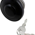 DS Screw-In Vented Locking Gas Cap Glossy Black #212010