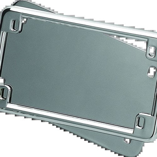 Kuryakyn License Frame & Backing Plate Set 4x7 Inch Chrome for Suzuki C90