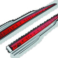 Kuryakyn Rear Light Bars with Chrome Housings for Harley Tri Glide & Street