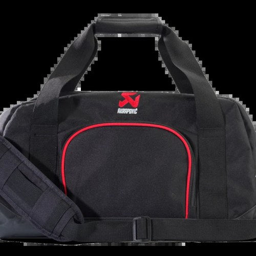 Akrapovic Duffel Bag Ogio Black with Red Details, 55L Capacity