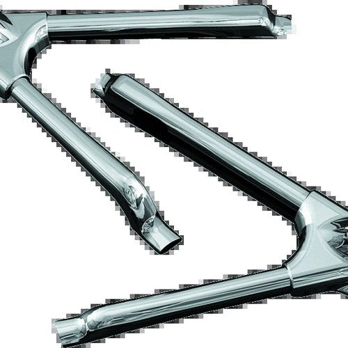 Kuryakyn Swingarm Tube Covers for 2008-2017 Harley Softail Models Chrome