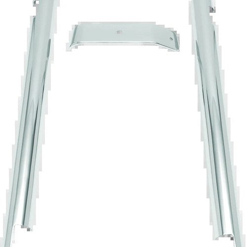 Kuryakyn Downtube Covers for 2007-2018 Harley Softail Models Chrome Finish