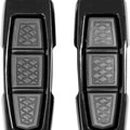 Kuryakyn Enygma Pegs with Adapter - Gloss Black for Motorcycle Customization