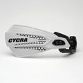 Cycra MX-Race Handguards - White/Black for Off-Road Motorcycles