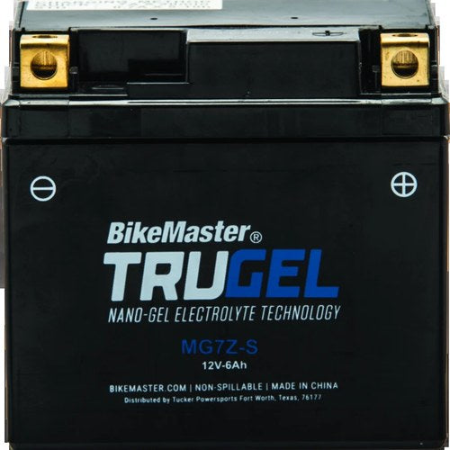 BikeMaster TruGel Battery For MG7Z-S - Long-LaSting PowerSportS Gel Battery
