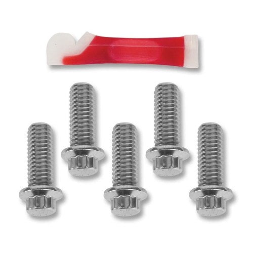 Performance Machine Rotor Bolt Set - Chrome for Disc-HD Mag Wheel