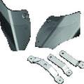 Kuryakyn Saddle Shields Heat Deflectors for Harley Davidson Softail 00-17