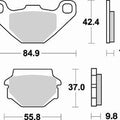 Braking SM1 Brake Pads #669SM1 for Kawasaki/KTM/Husqvarna/Suzuki/Cagiva