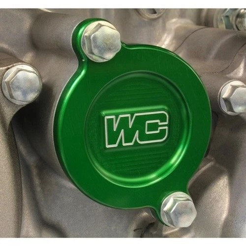 Works Connection Oil Filter Cover Green for Kawasaki KX450 4-Stroke/KX450F