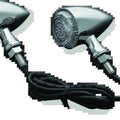 Kuryakyn For Torpedo Indicator LED Amber Lights Turn Only Chrome Part 2508