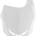 Acerbis Front Number Plate White fits Suzuki RM-Z250/RM-Z450 2018-2026