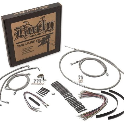 Burly Brand Control Kit 13in Bagger Bar – Fits Harley Davidson Touring Models