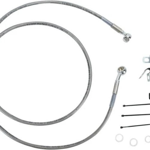 DS Braided Brake Line Kit Front +8" Harley Davidson Heritage Softail/FatBoy