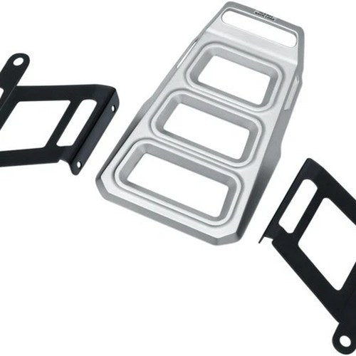 Kuryakyn Dillinger Luggage Rack Silver #6664 Harley Davidson Sportster
