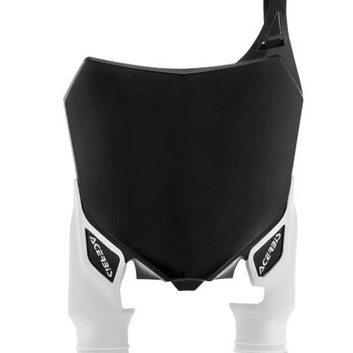 Acerbis Raptor Front Number Plate Black/White #2527411007 Honda CRF250R/CRF450R