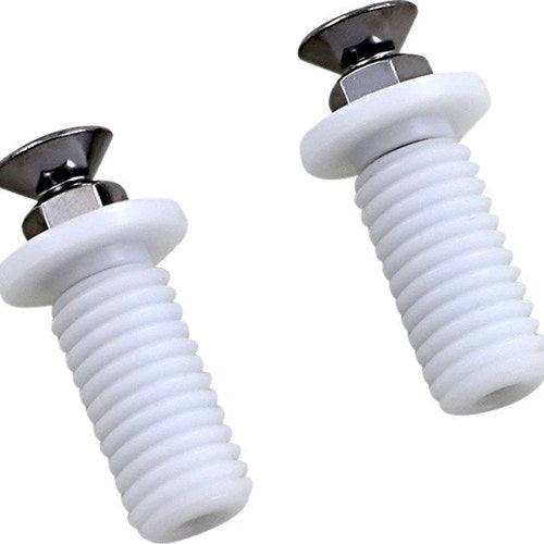 Moose Bar End Handguard Mount Without Tap 7/8" White