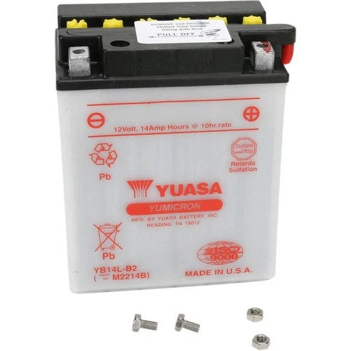 Yuasa Battery YuMicron Battery YB14L-B2 fits Suzuki/Honda