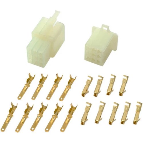 Shindy Water-Resistant Motorcycle Wire Connector Set 9-Pin