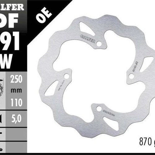 Galfer Wave Rotor Rear #DF191W for Kawasaki Z1000/Ninja 1000/Ninja ZX-14/Versys