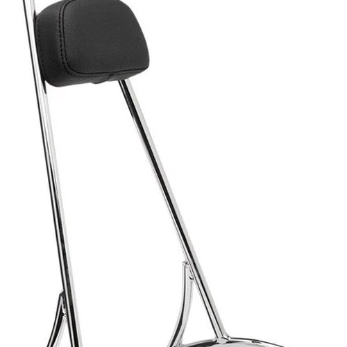 Burly Tall Sissy Bar with Pad Chrome 20" #B13-1501C Harley Davidson Sportster