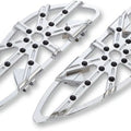 Arlen Ness 10-Gauge Adjustable Driver Floorboards Chrome #06-860 Harley Davidson