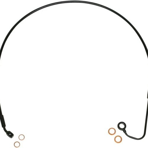 Magnum Alternate Length XR ABS Front Upper Brake Line 34" Black #SBB1407-34