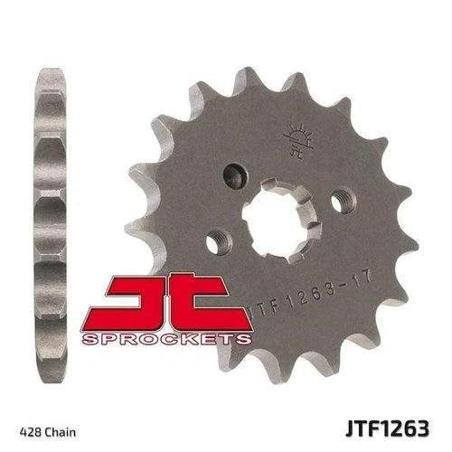 JT Front Sprocket 428 11T #JTF1263.11 fits Yamaha/Kawasaki/Suzuki/Honda