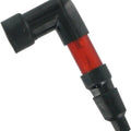 PU Flashing Spark Plug Cap with 90 degree Bend Red