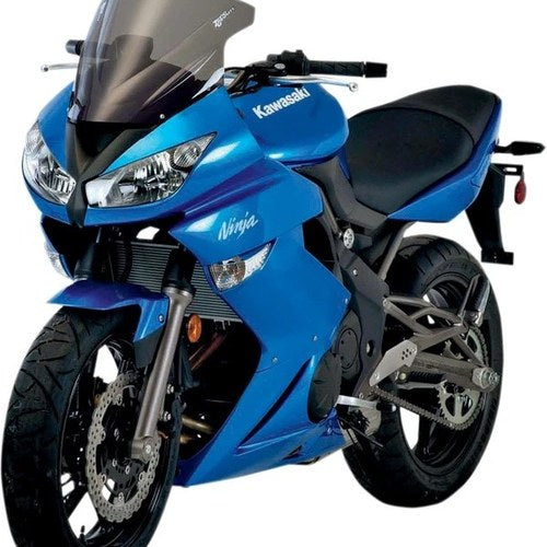 Zero Gravity Double Bubble Windscreen Smoke for Kawasaki EX650C Ninja 650R 09-11