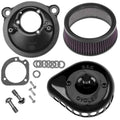 S&S Stealth Mini Teardrop Air Cleaner Kit Gloss Black 170-0440C Harley XL
