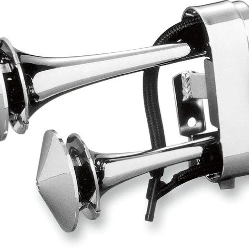 Rivco Universal Air Horn Chrome Ahmulti for Honda/Yamaha/Victory/Kawasaki/Suzuki