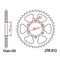 JT Steel Rear Sprocket 525 40T #JTR813.40 fits Suzuki Apache/Savage/TM-400/DS250